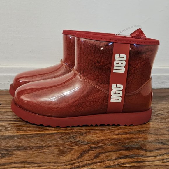 BRAND NEW  UGG Mini Classic II Waterproof Clear Boot Toddler and Big kid/Woman - Picture 5 of 6